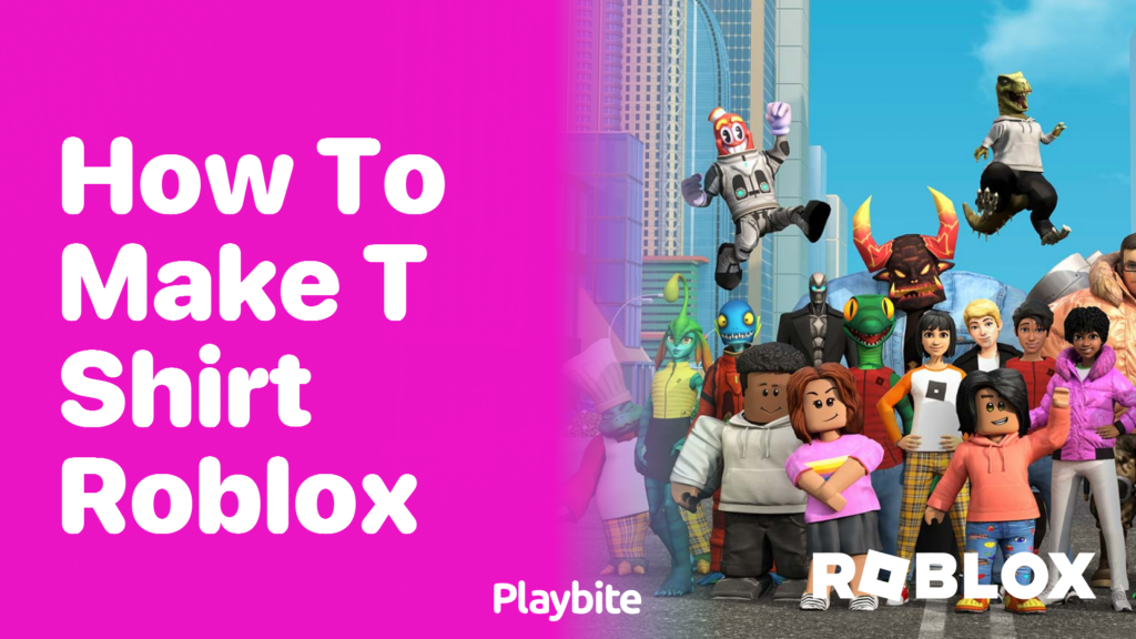 How To Create A T Shirt On Roblox A Simple Guide Playbite How To Make T Shirt Roblox 1024x576