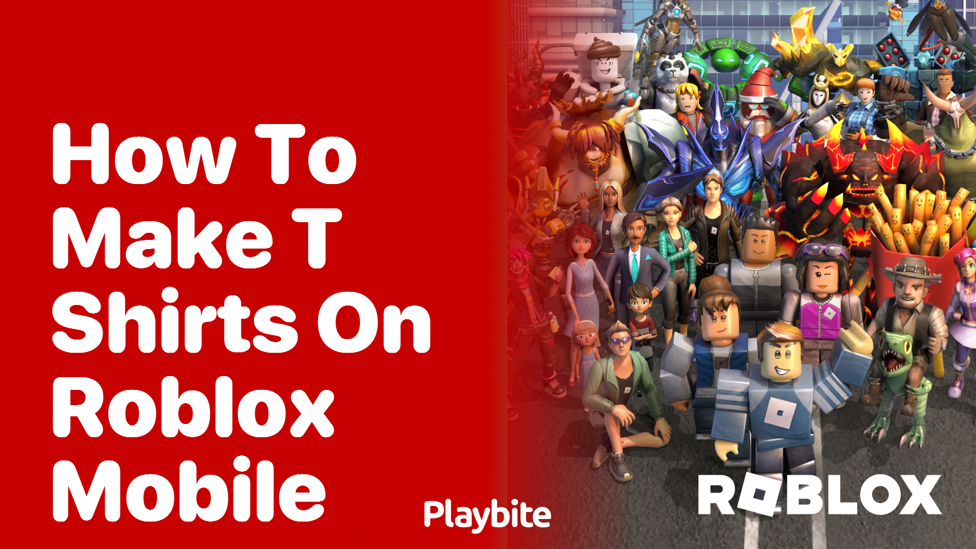 How to Make T-Shirts on Roblox Mobile
