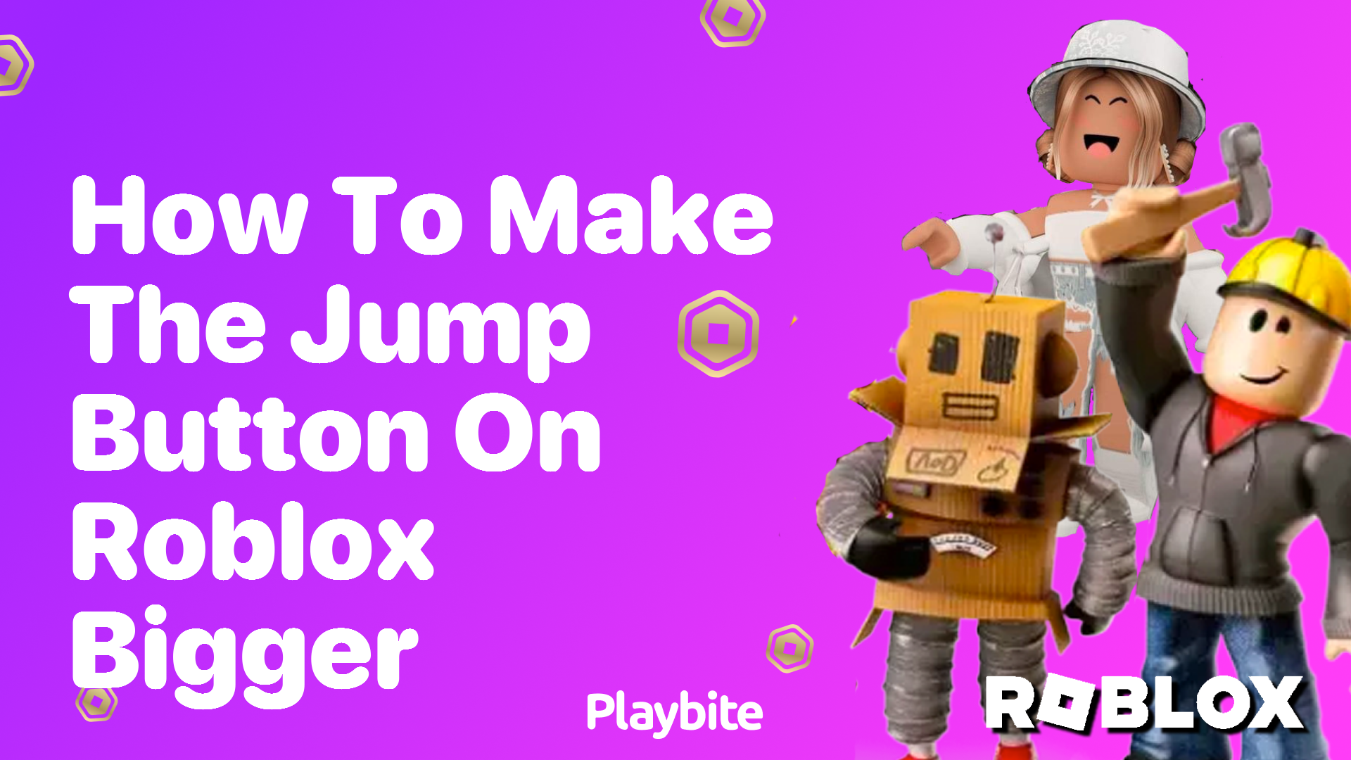 How to Make the Jump Button on Roblox Bigger