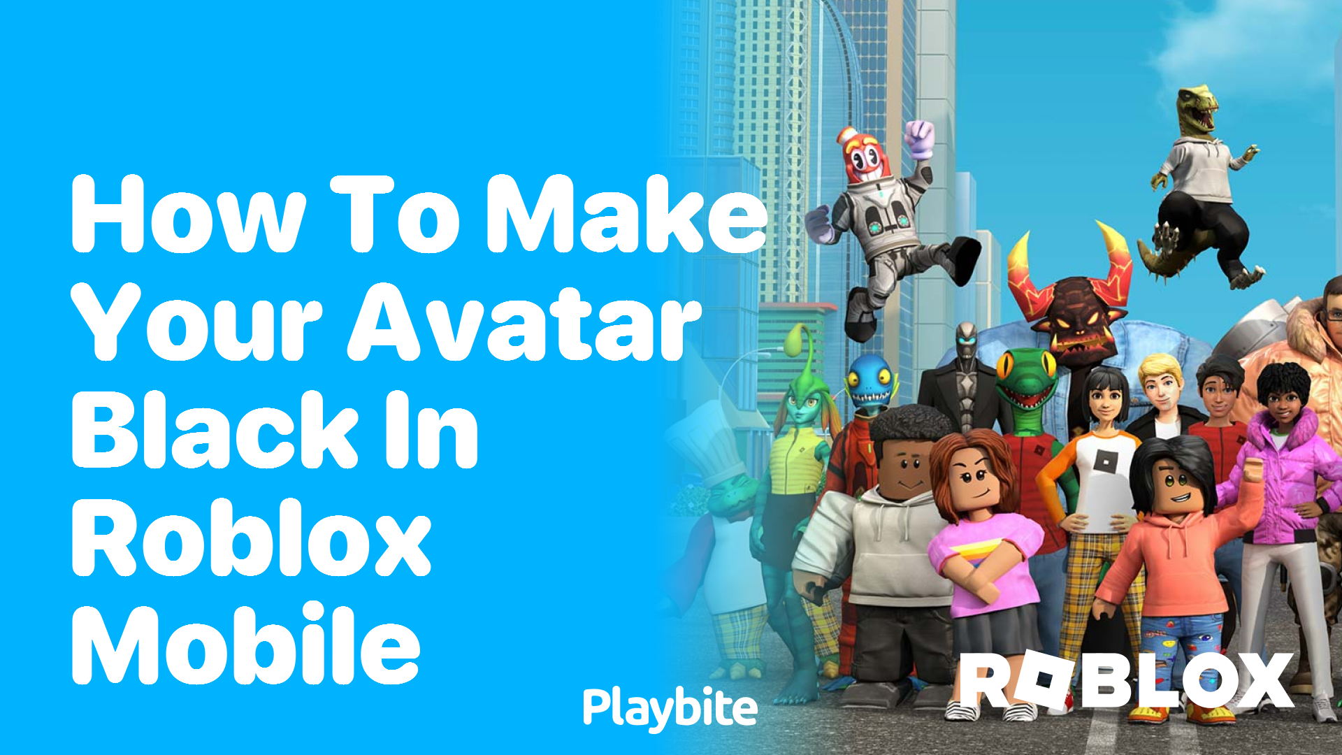 How to Make Your Avatar Black in Roblox Mobile