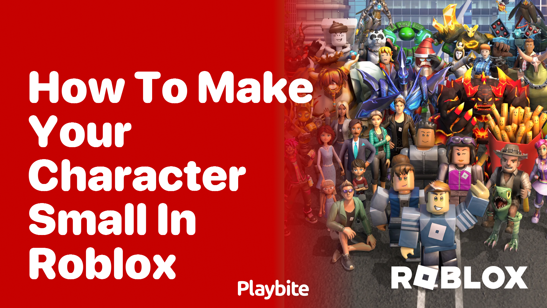 How to Make Your Character Small in Roblox