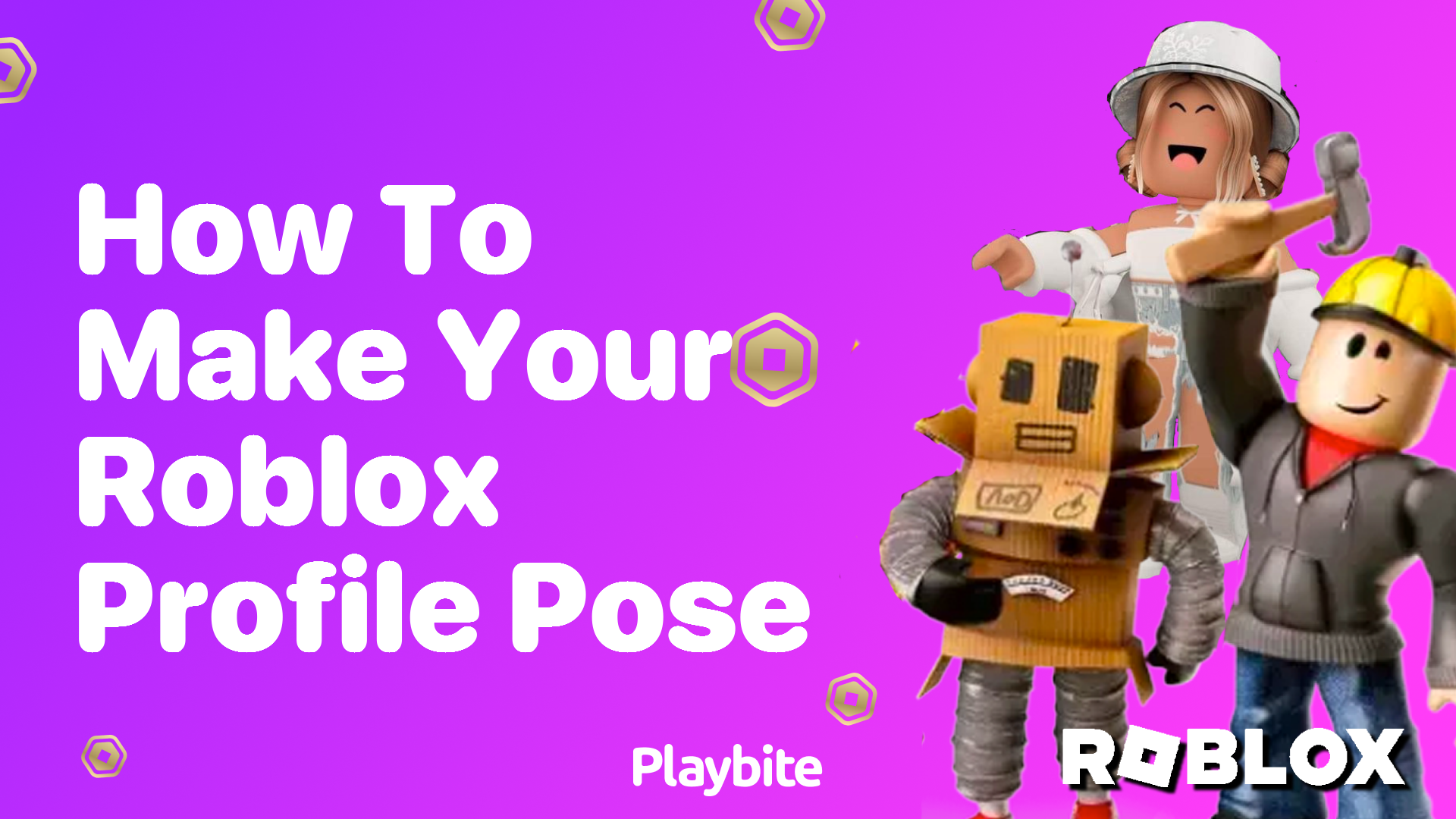 How to Make Your Roblox Profile Pose