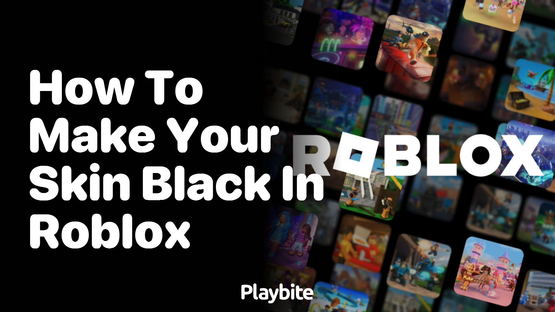 How to Make Your Skin Black in Roblox
