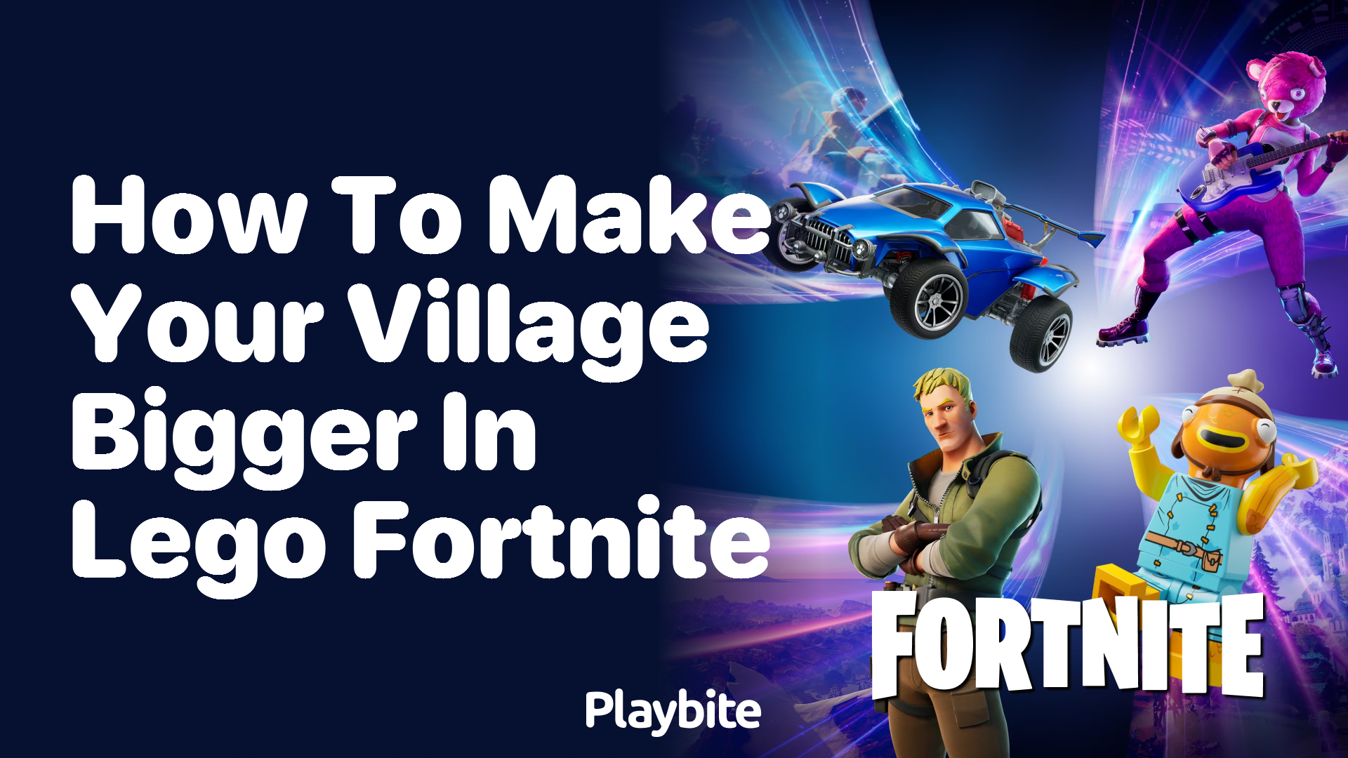 How to Make Your Village Bigger in Lego Fortnite