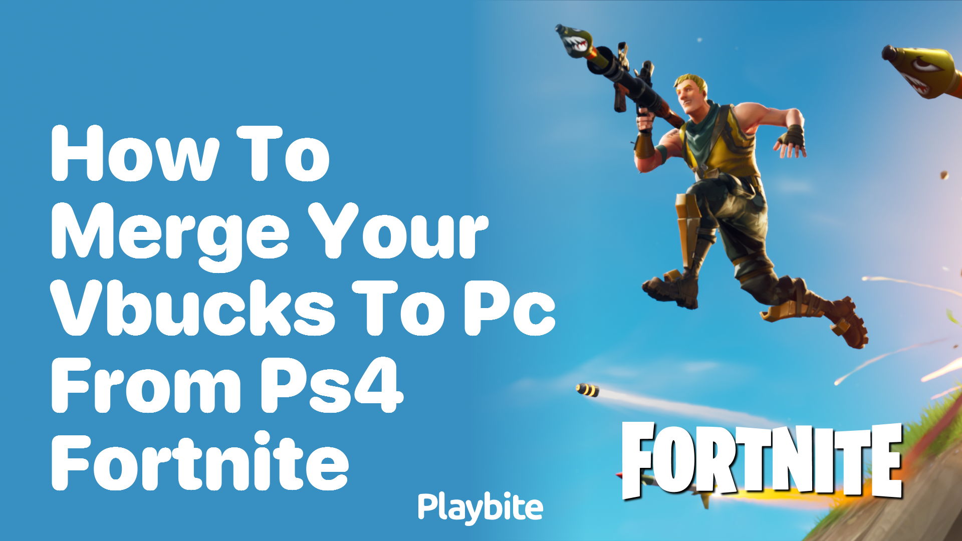 How to Merge Your V-Bucks to PC from PS4 Fortnite