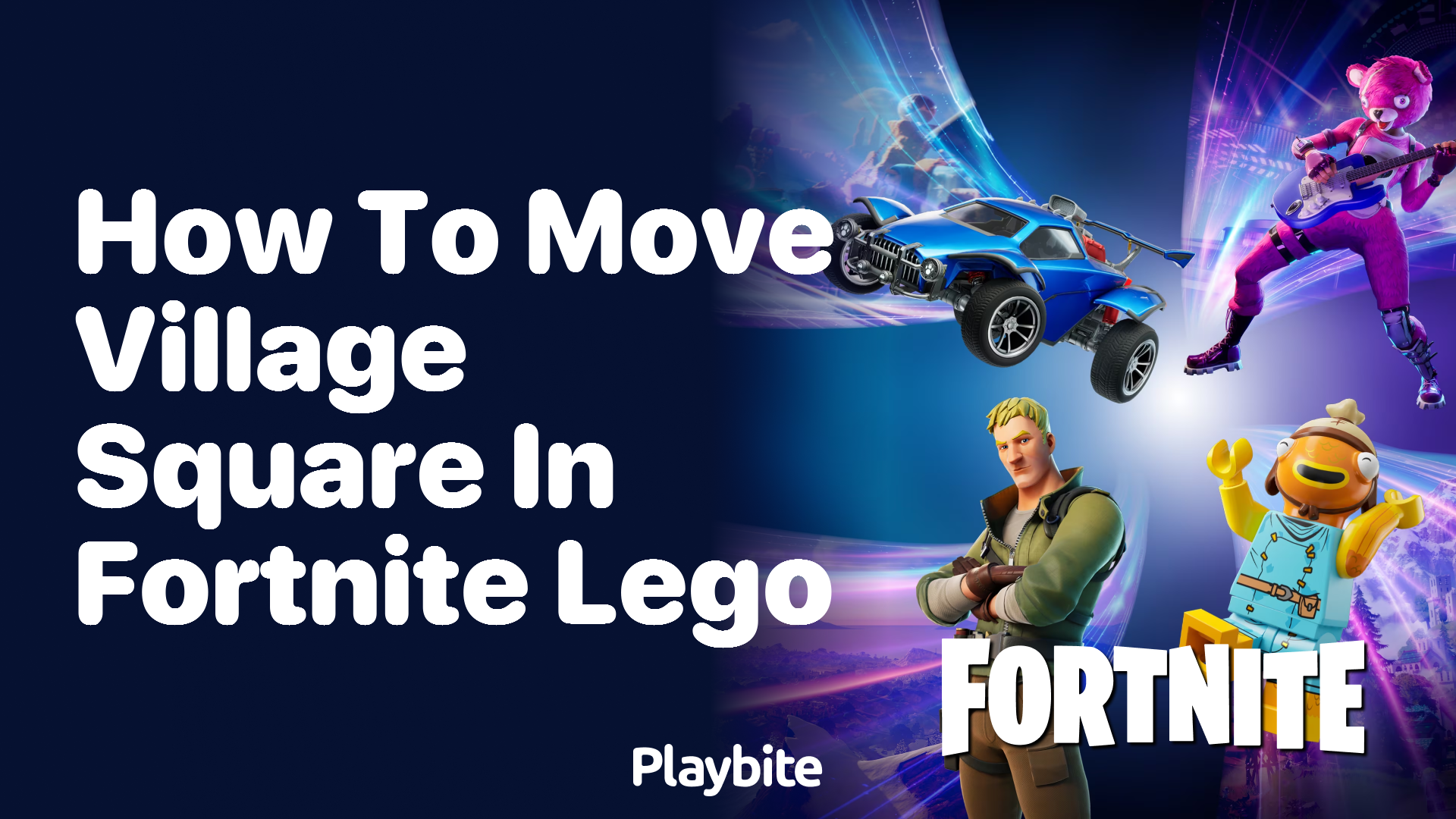 How to Move the Village Square in Fortnite LEGO