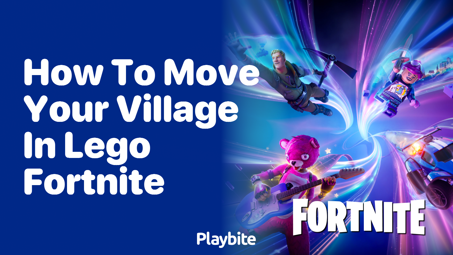 How to Move Your Village in Lego Fortnite