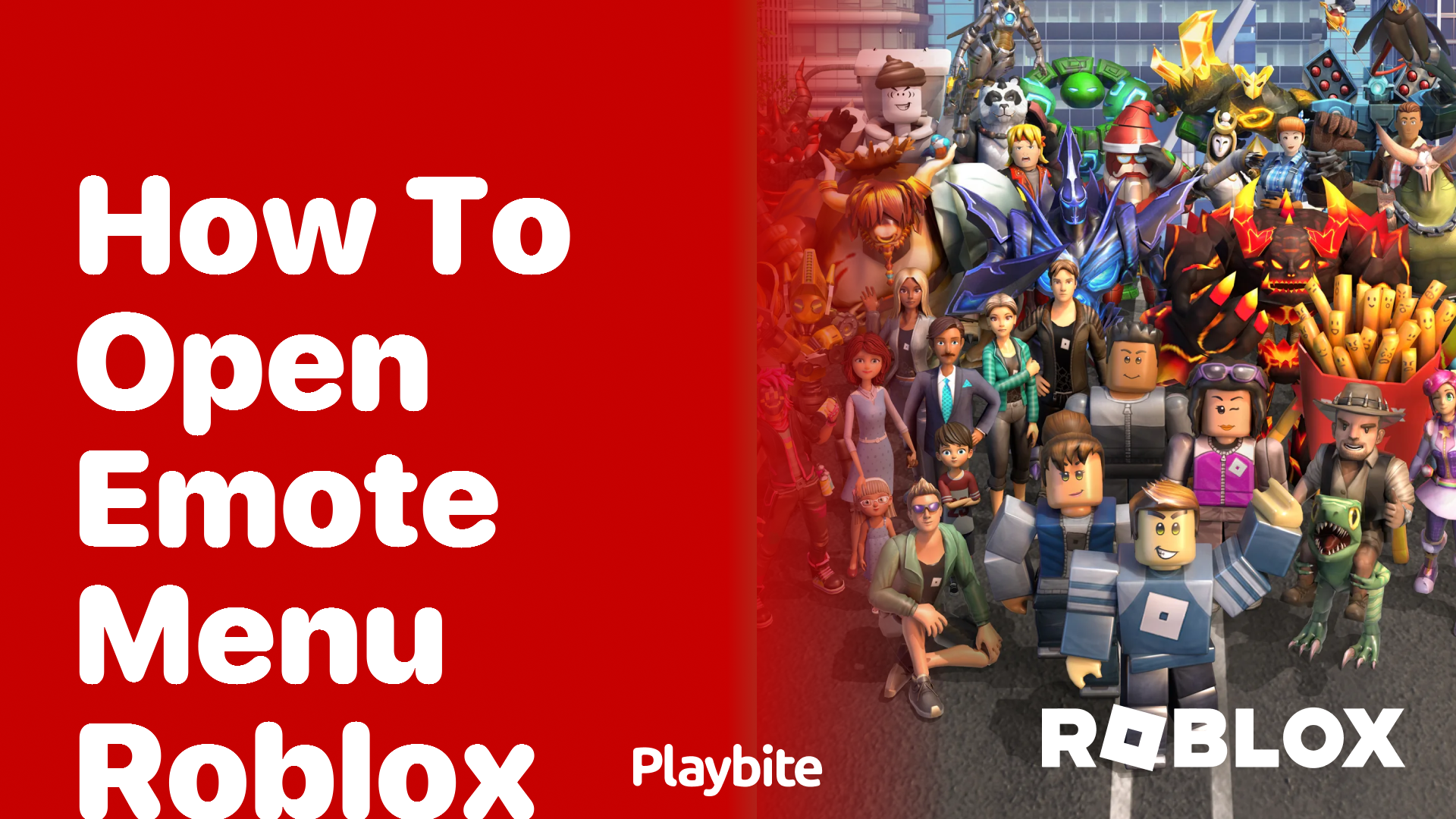 How to Open the Emote Menu in Roblox