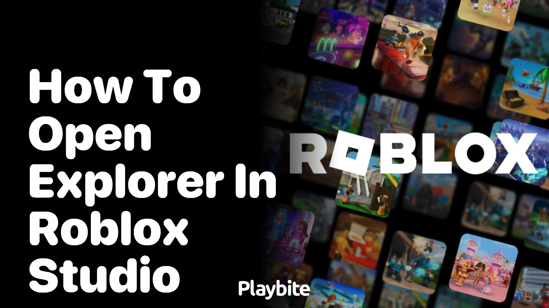 How to Open Explorer in Roblox Studio