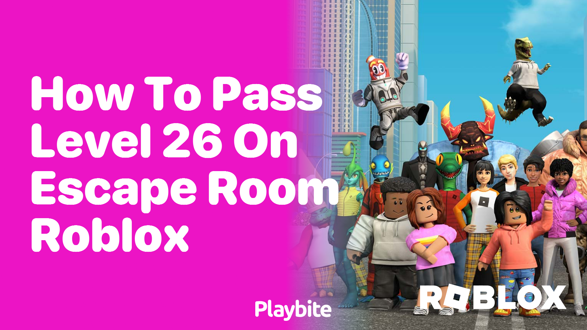 How to Pass Level 26 on Escape Room Roblox