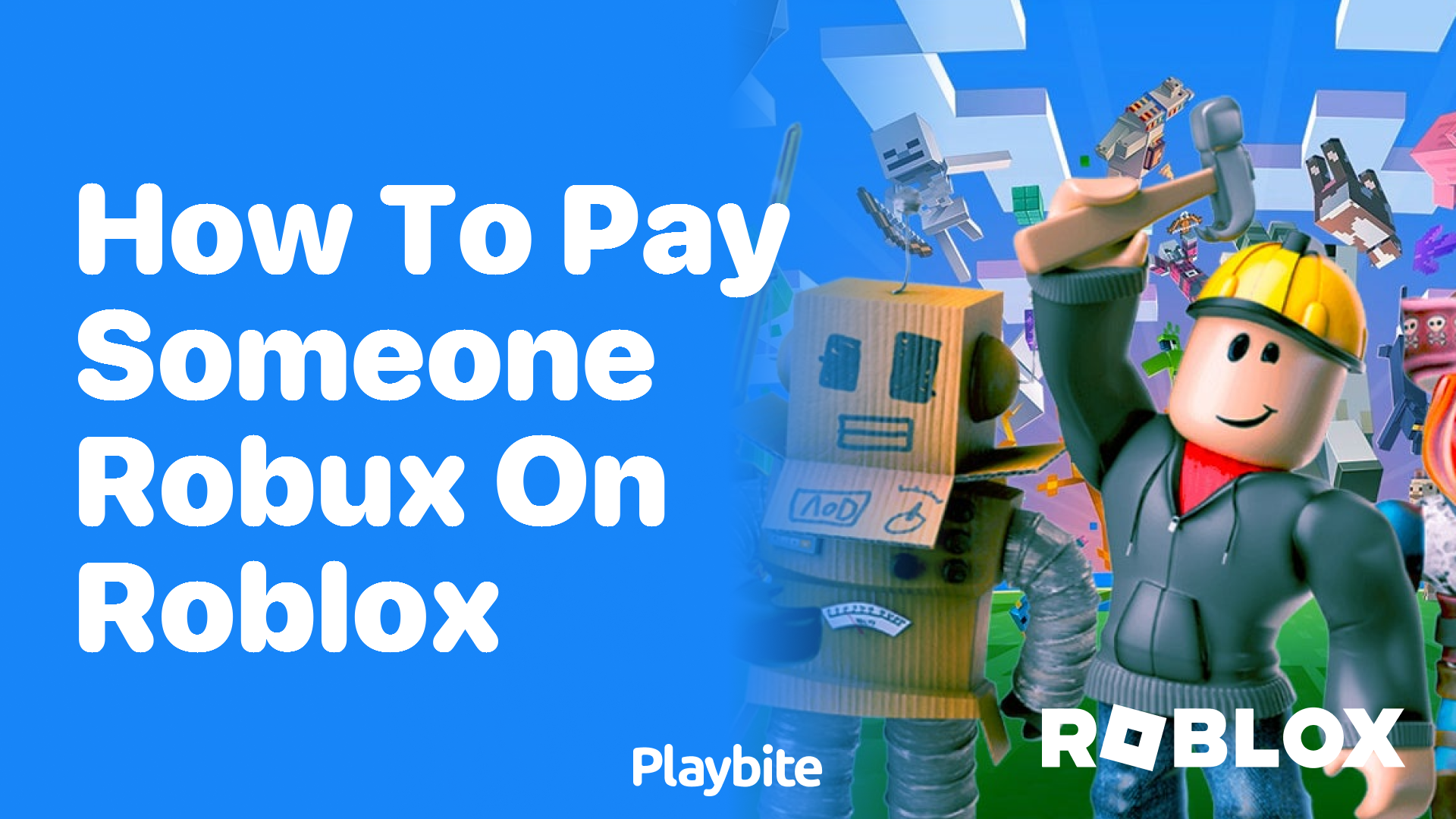 How to Pay Someone Robux on Roblox
