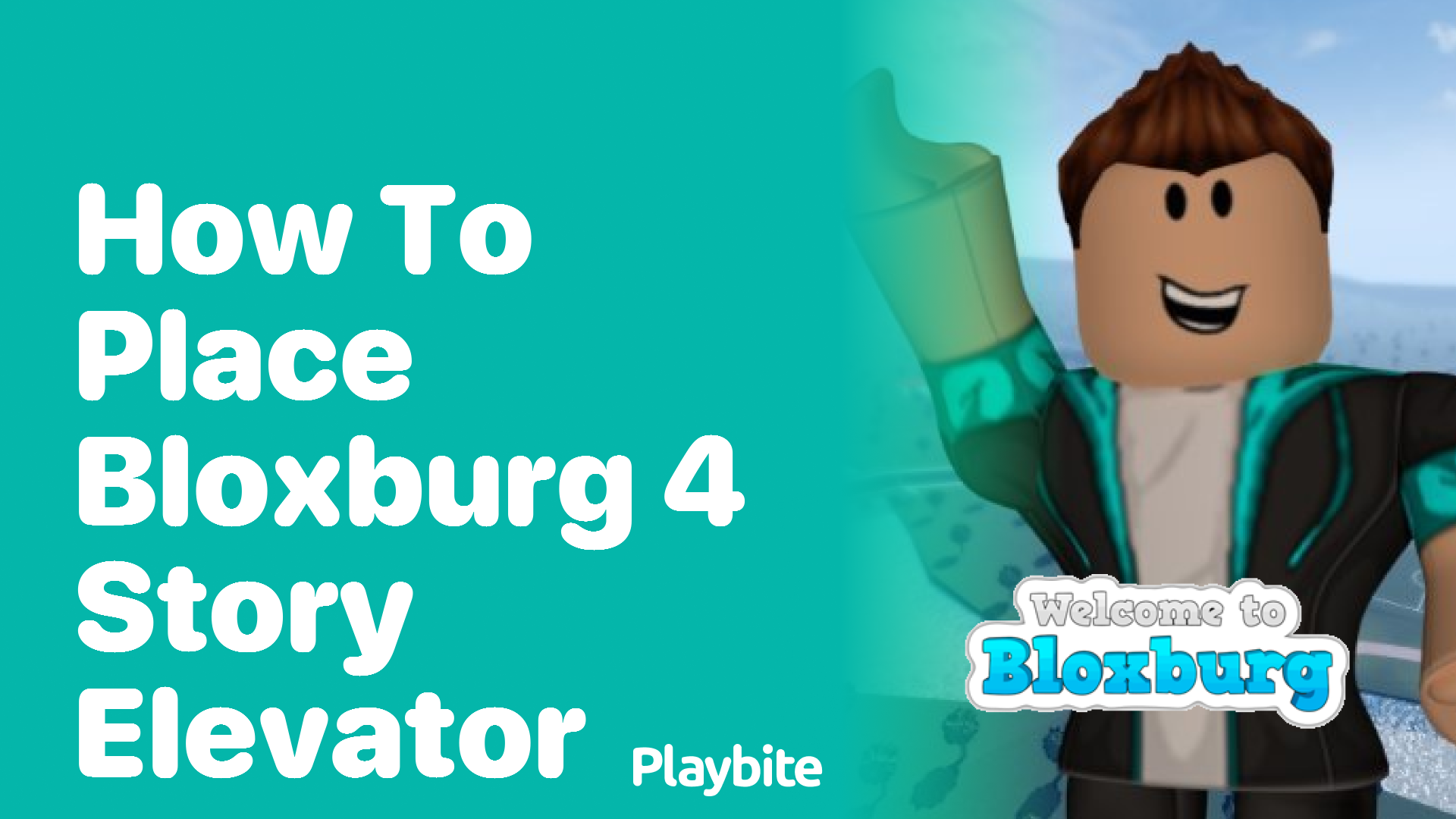 How to Place a Bloxburg 4Story Elevator Playbite