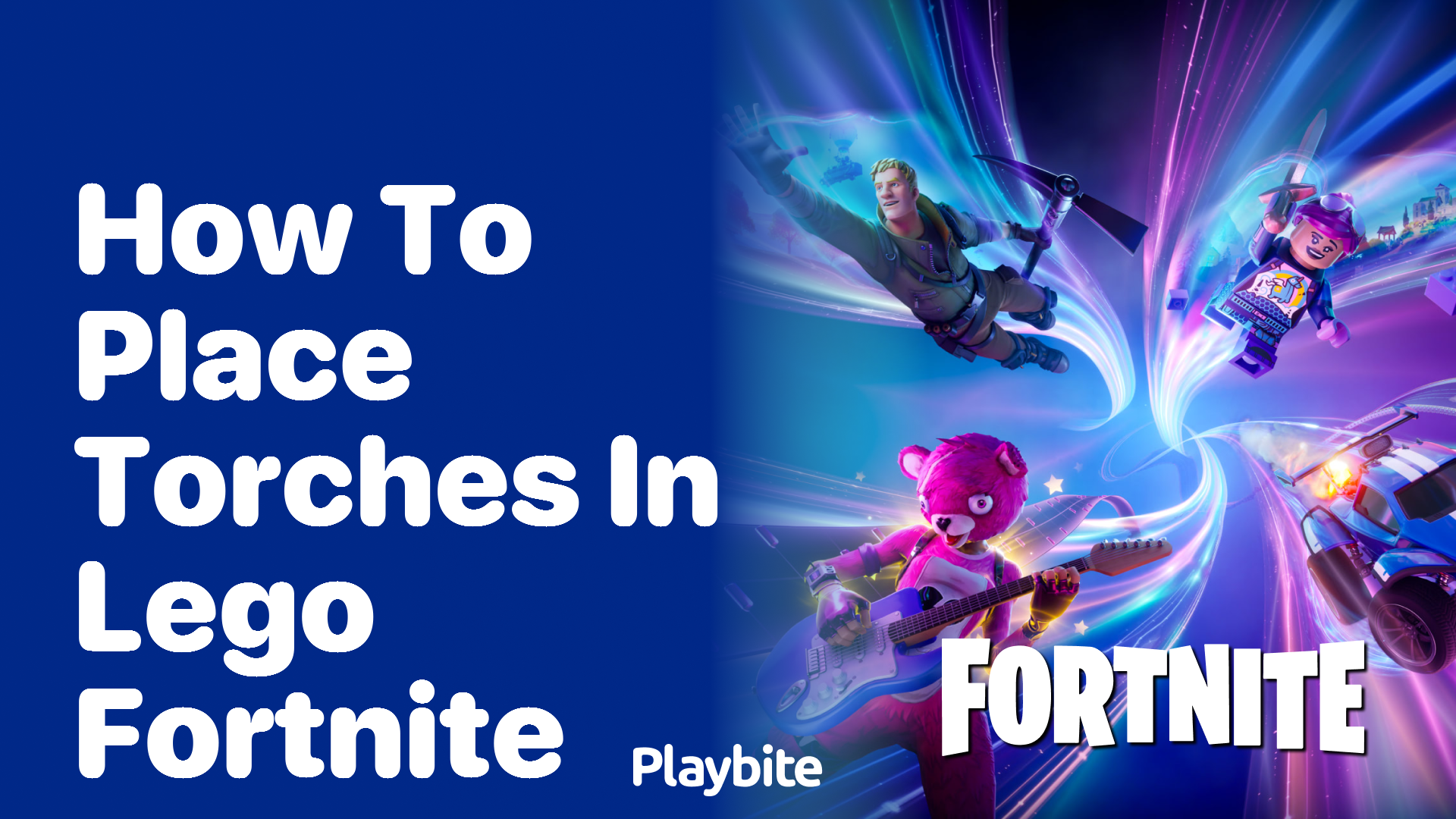 How to Place Torches in Lego Fortnite
