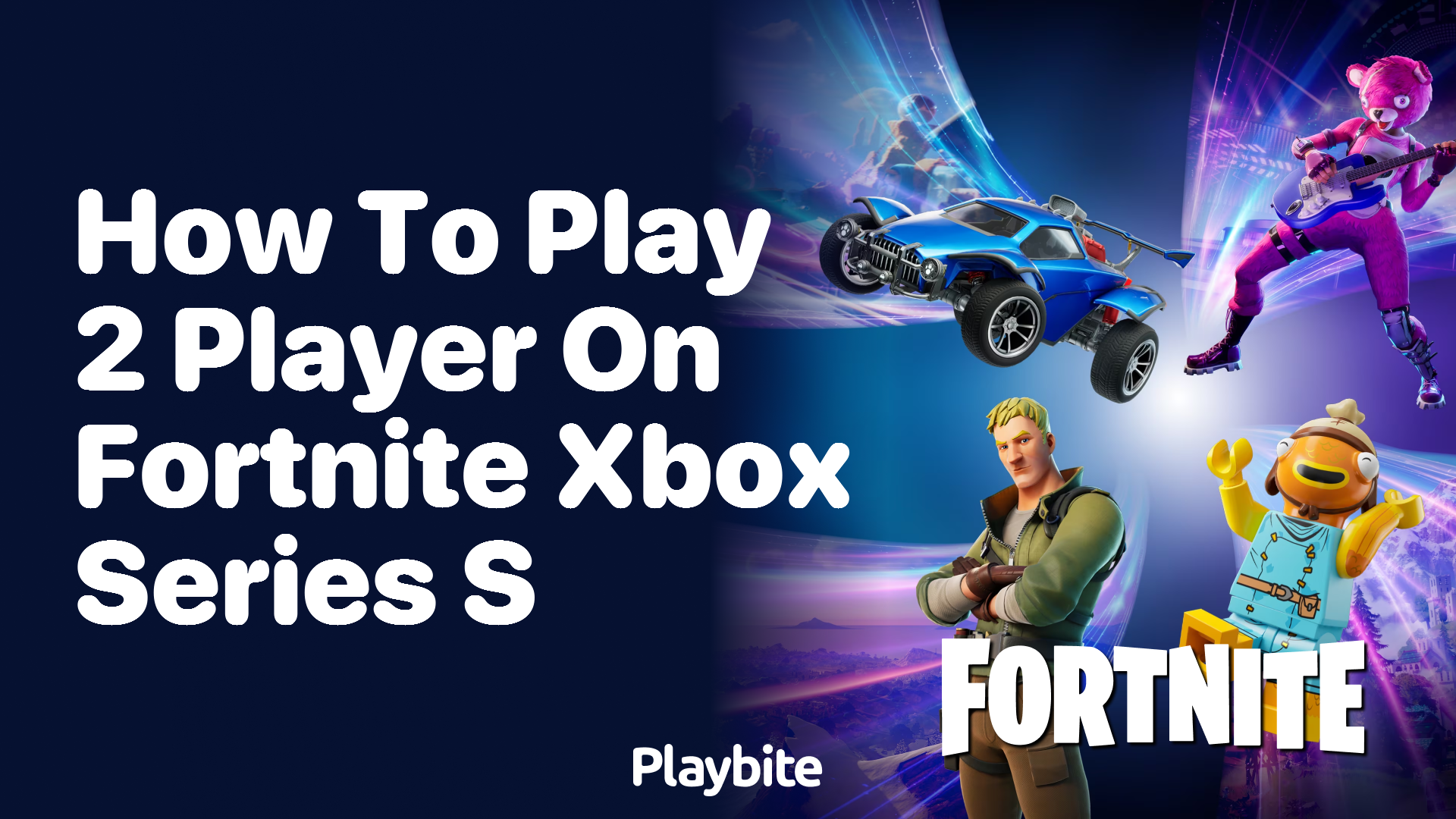How to Play 2 Player on Fortnite Xbox Series S