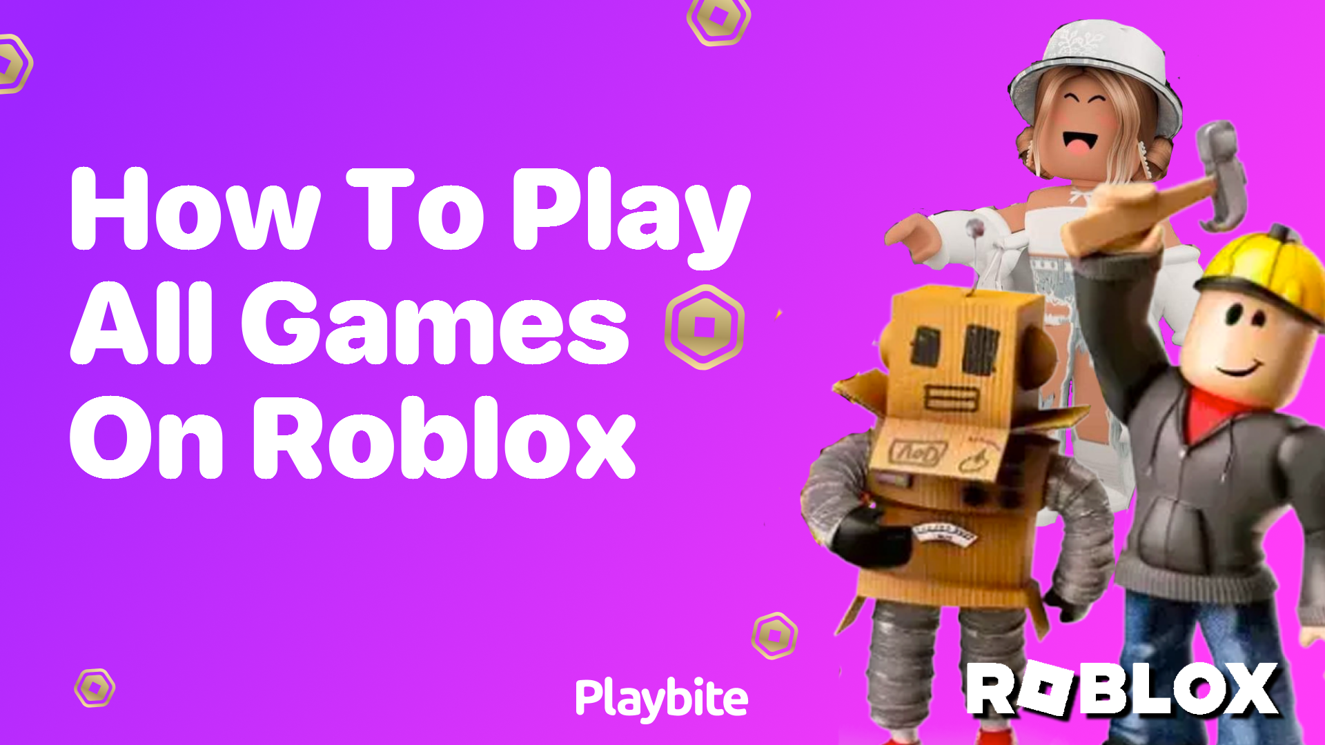 How to Play All Games on Roblox