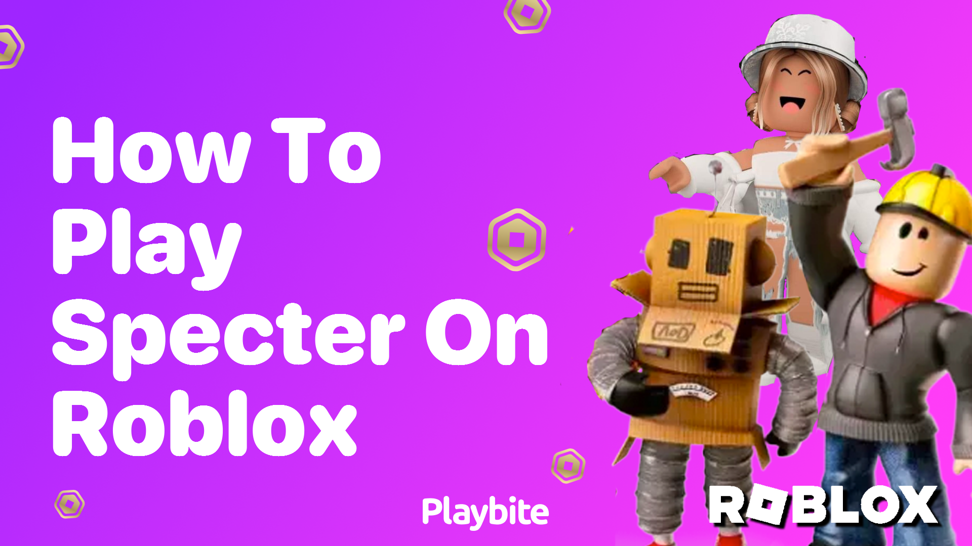 How to Play Specter on Roblox
