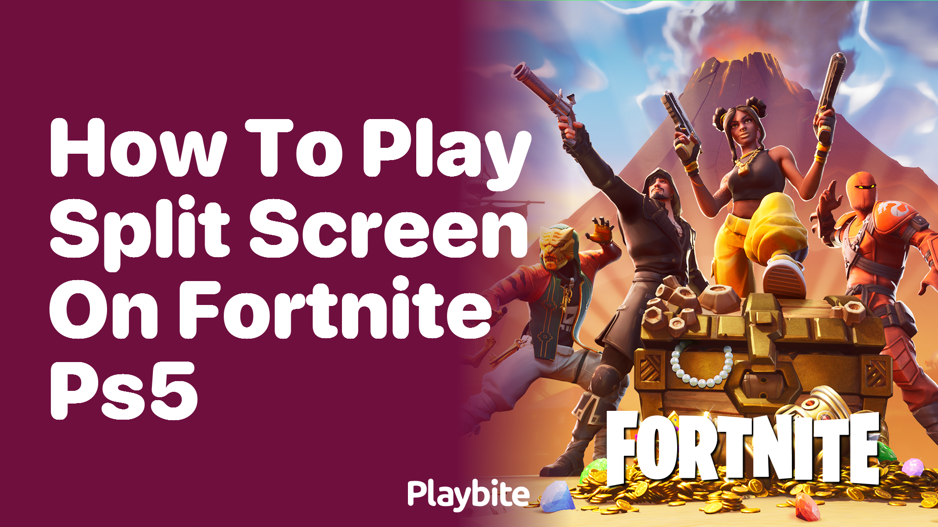 How to Play Split Screen on Fortnite PS5