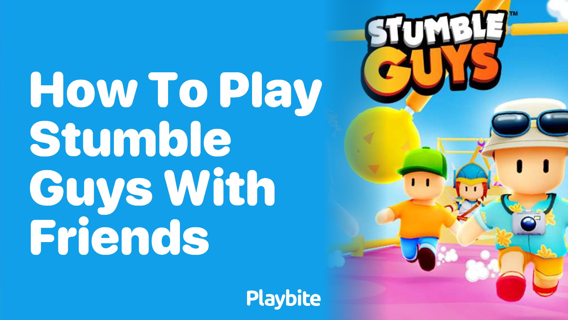 How to Play Stumble Guys With Friends
