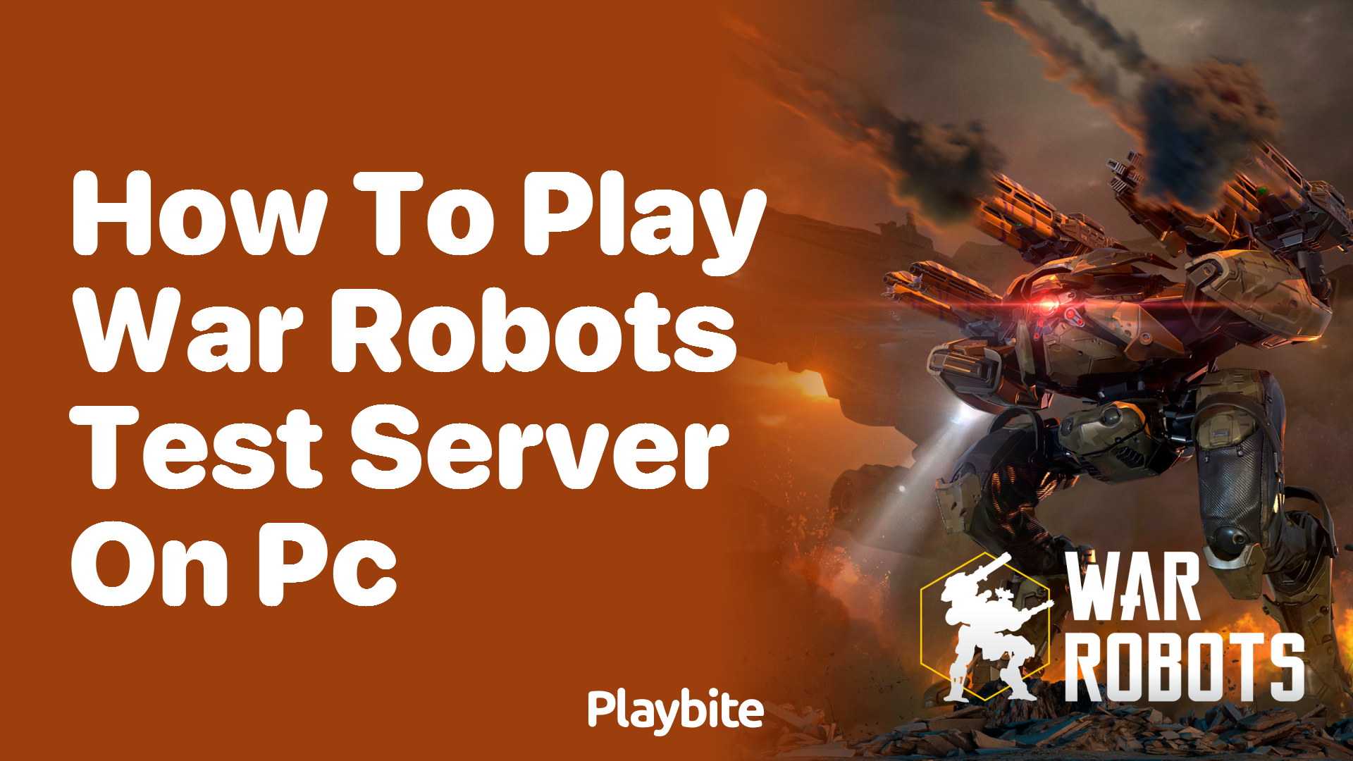 How to Play War Robots Test Server on PC