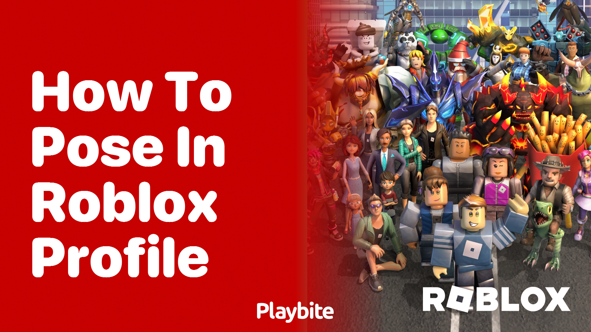 How to Pose in Your Roblox Profile