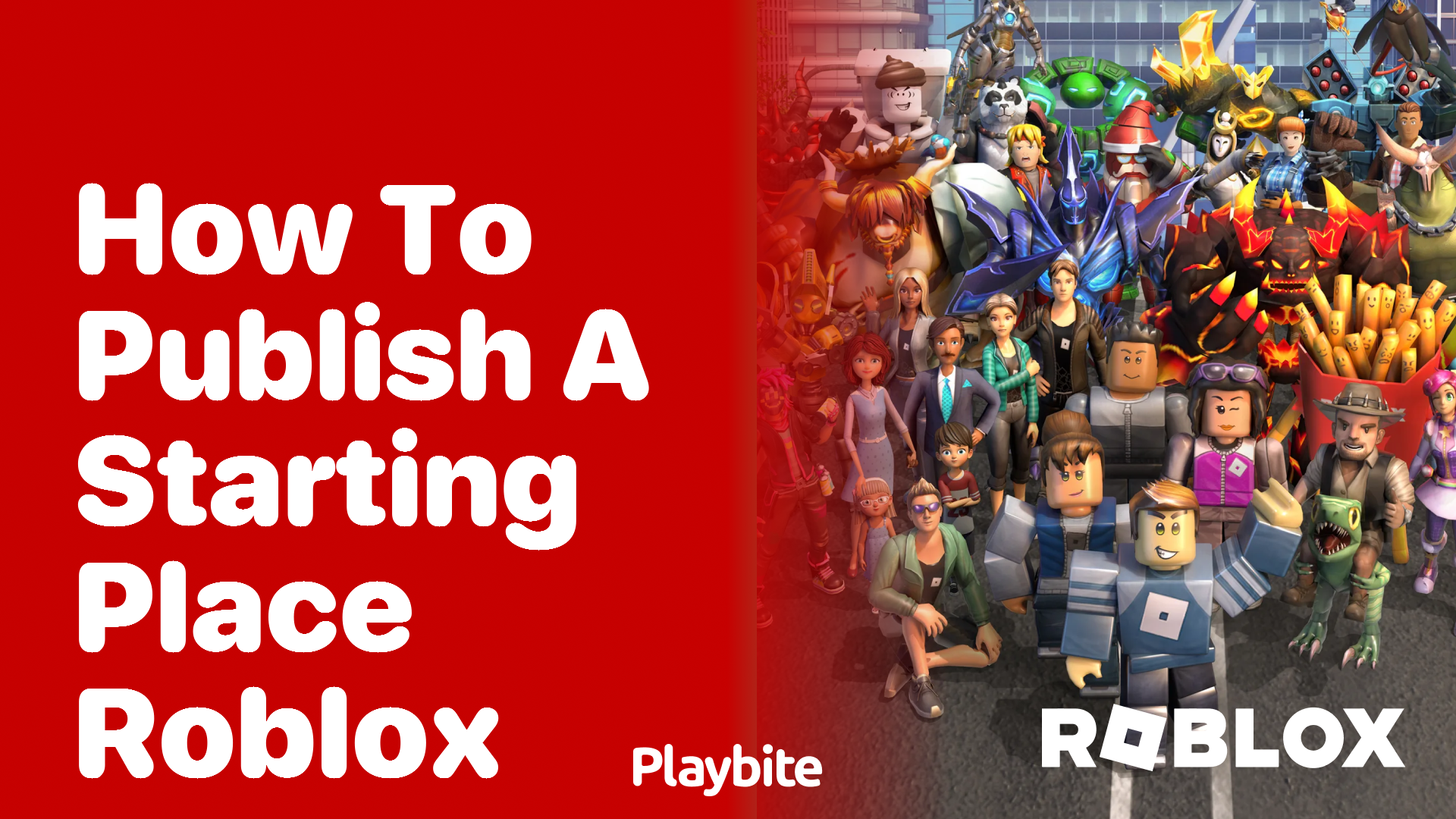 How to Publish a Starting Place in Roblox