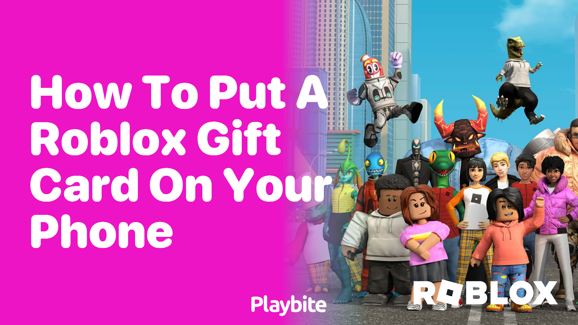 How to Put a Roblox Gift Card on Your Phone