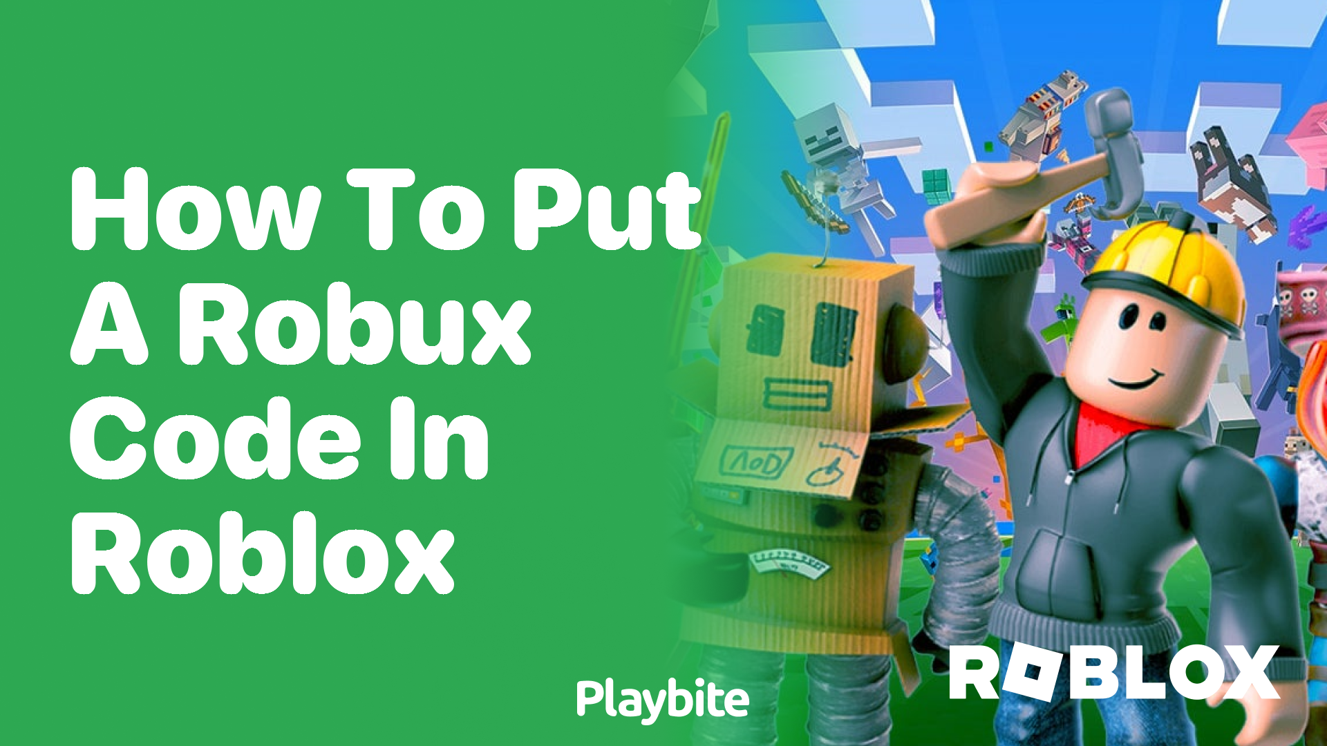 How to Put a Robux Code in Roblox