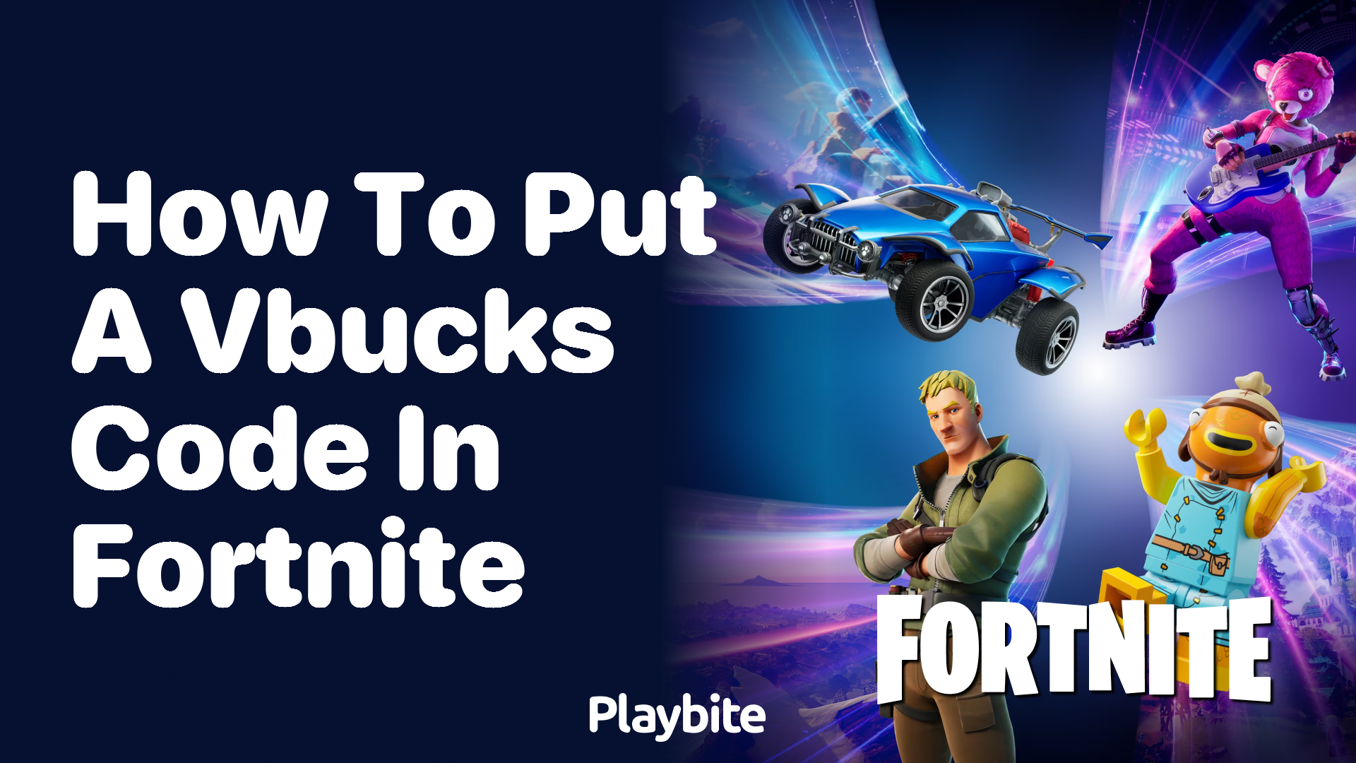 How to Put a V-Bucks Code in Fortnite