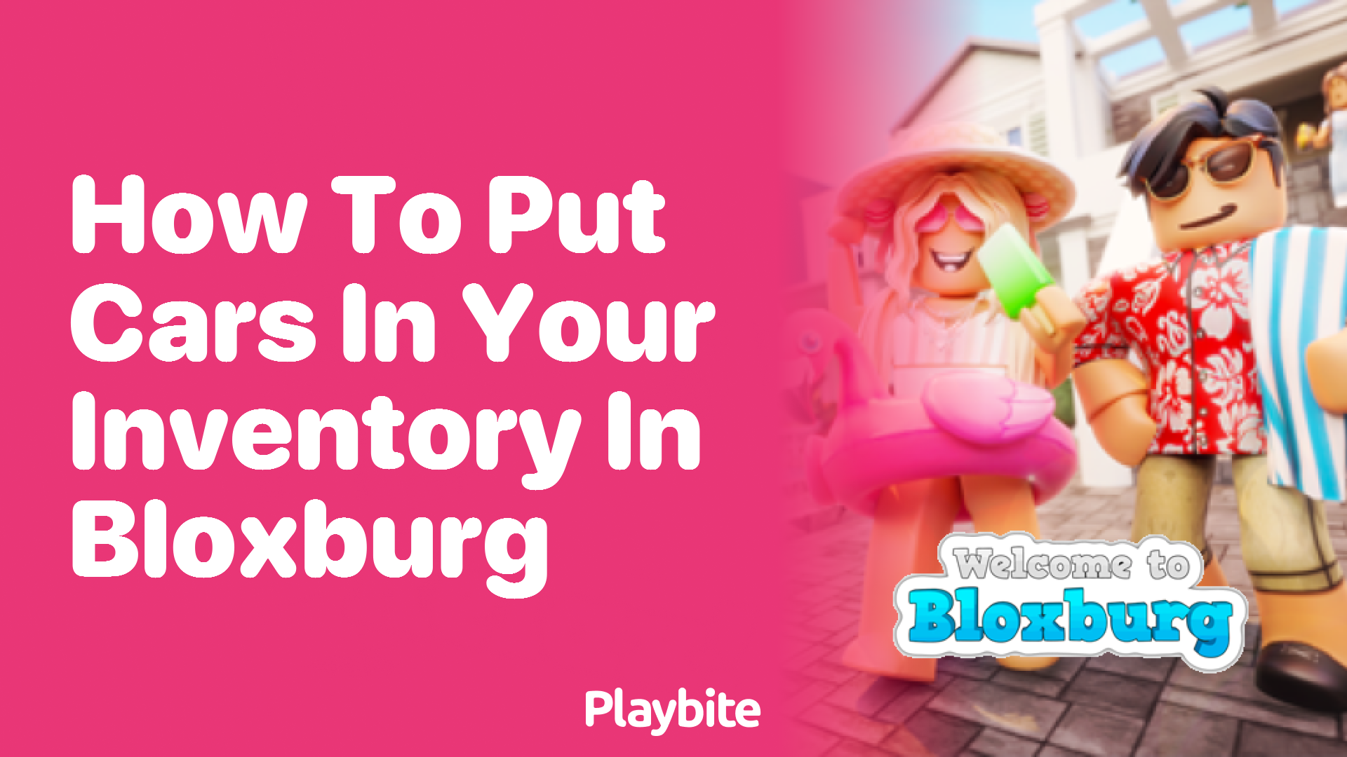 How to Put Cars in Your Inventory in Bloxburg