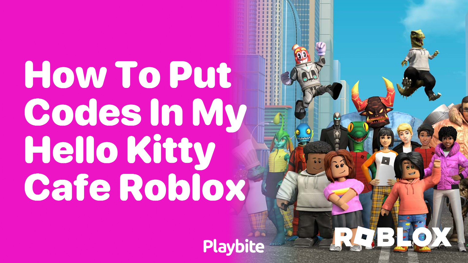 How to Put Codes in My Hello Kitty Cafe Roblox