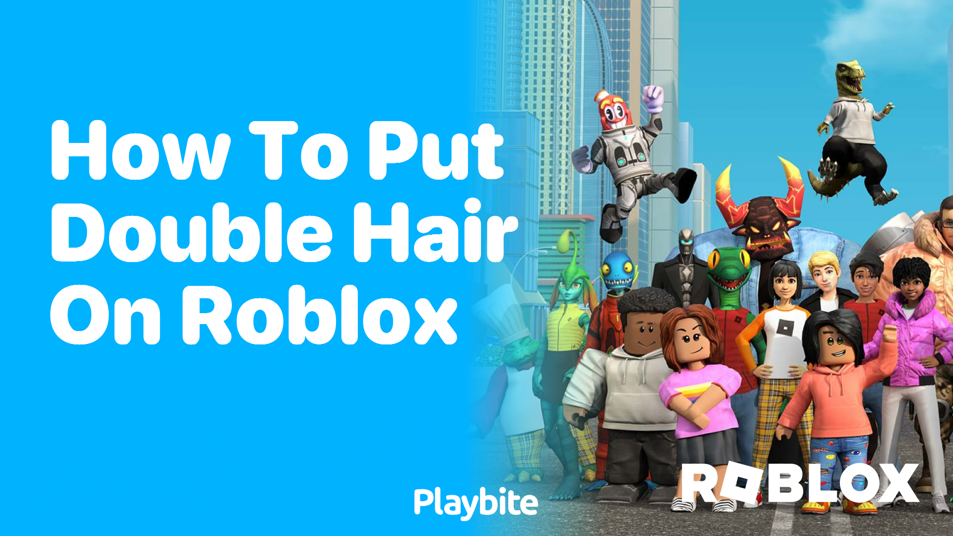 How to Put Double Hair on Roblox