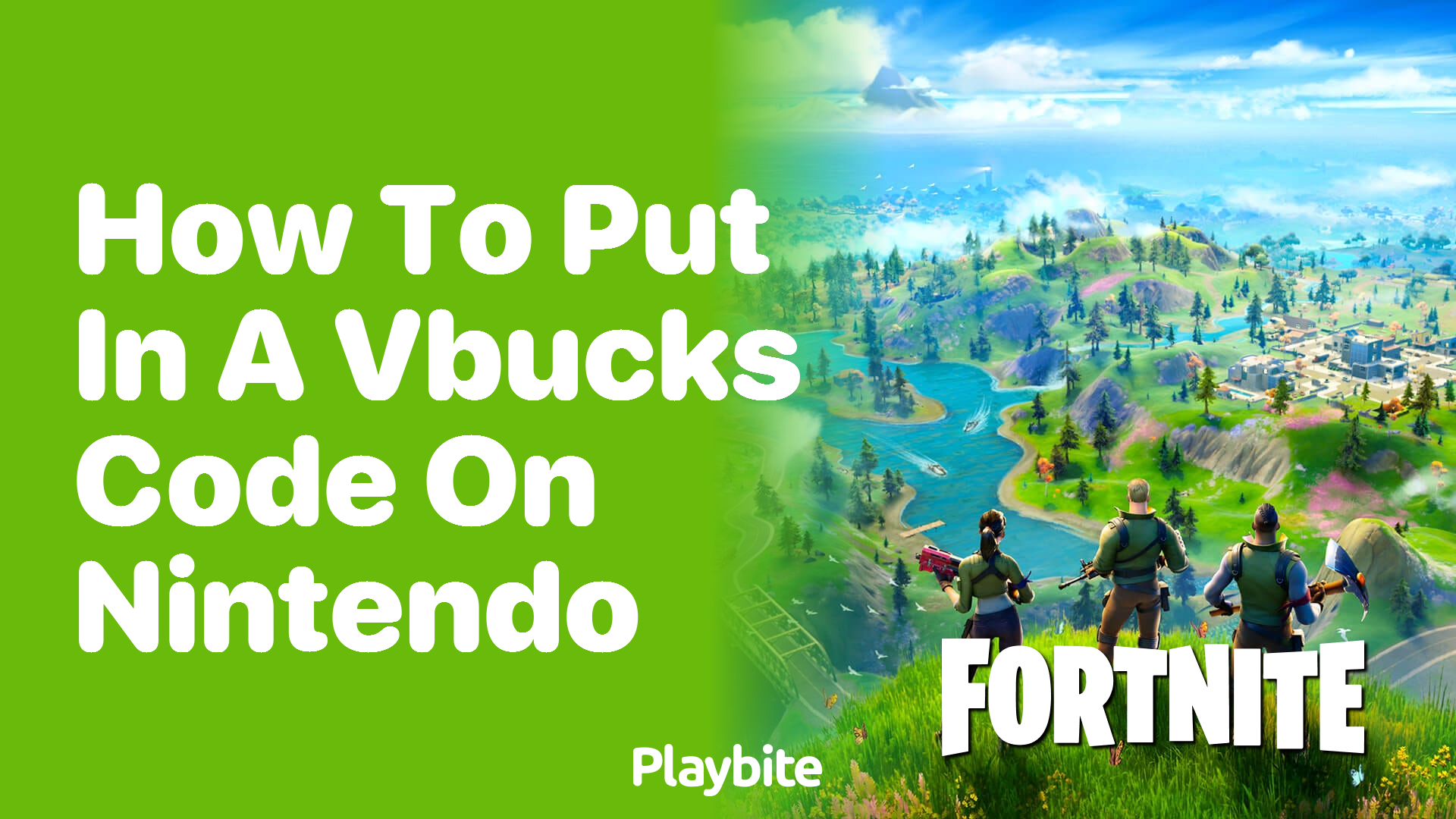 How to Redeem a V-Bucks Code on Nintendo Switch