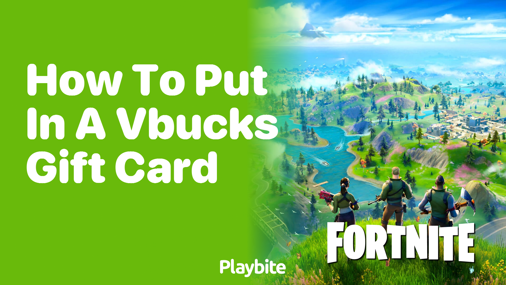 How to Put in a Vbucks Gift Card for Fortnite Fun!