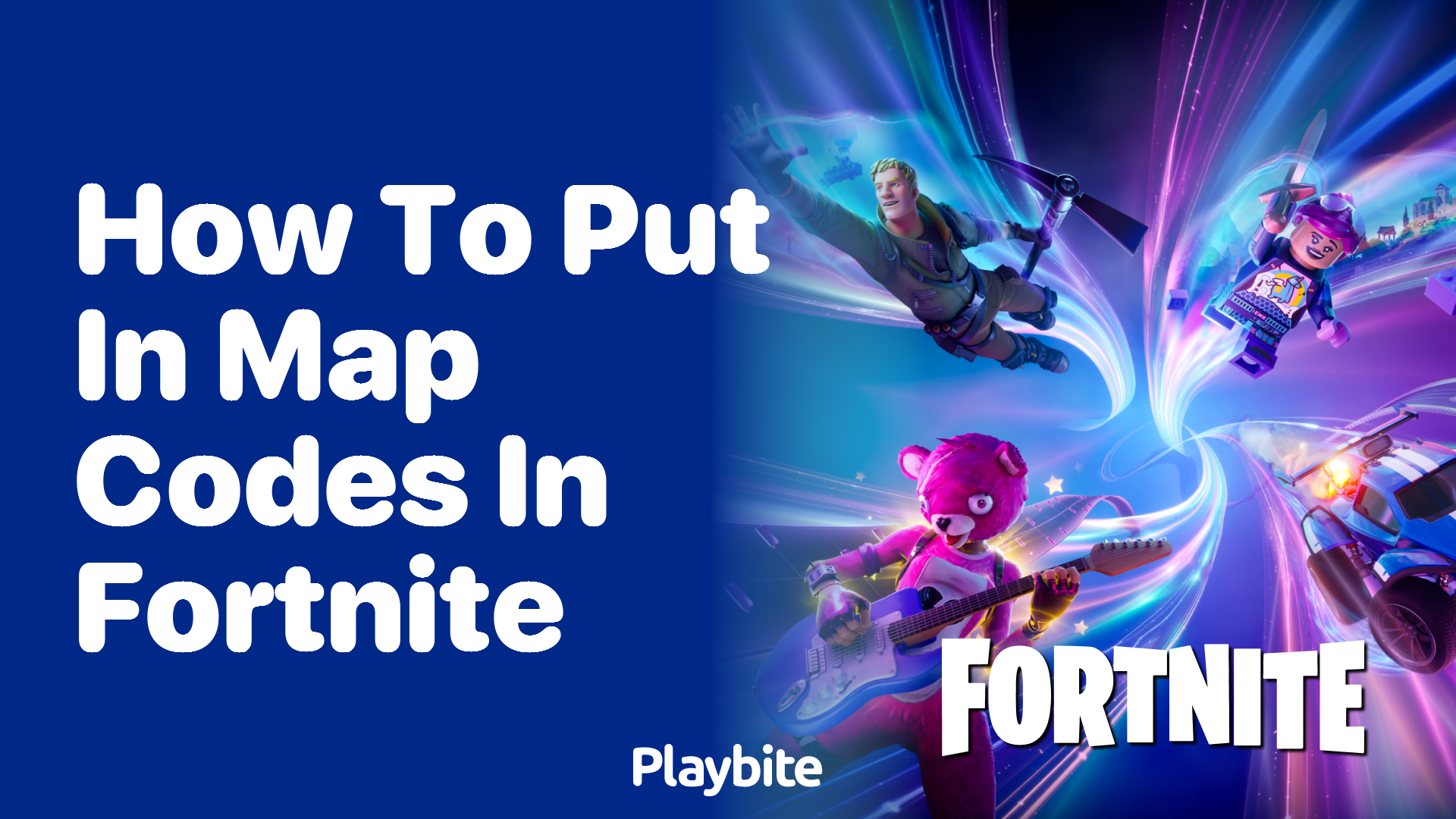 How to Put in Map Codes in Fortnite