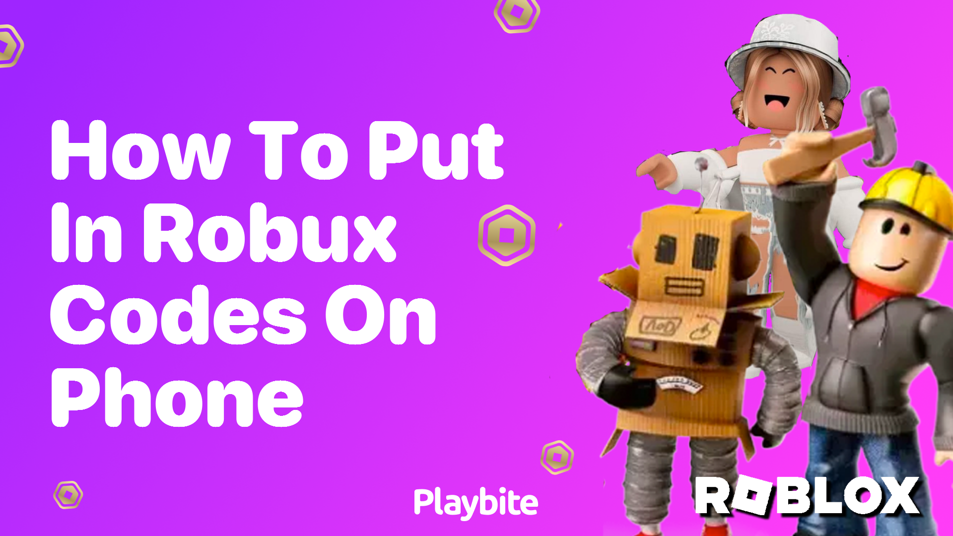 How to Put in Robux Codes on Your Phone: A Simple Guide