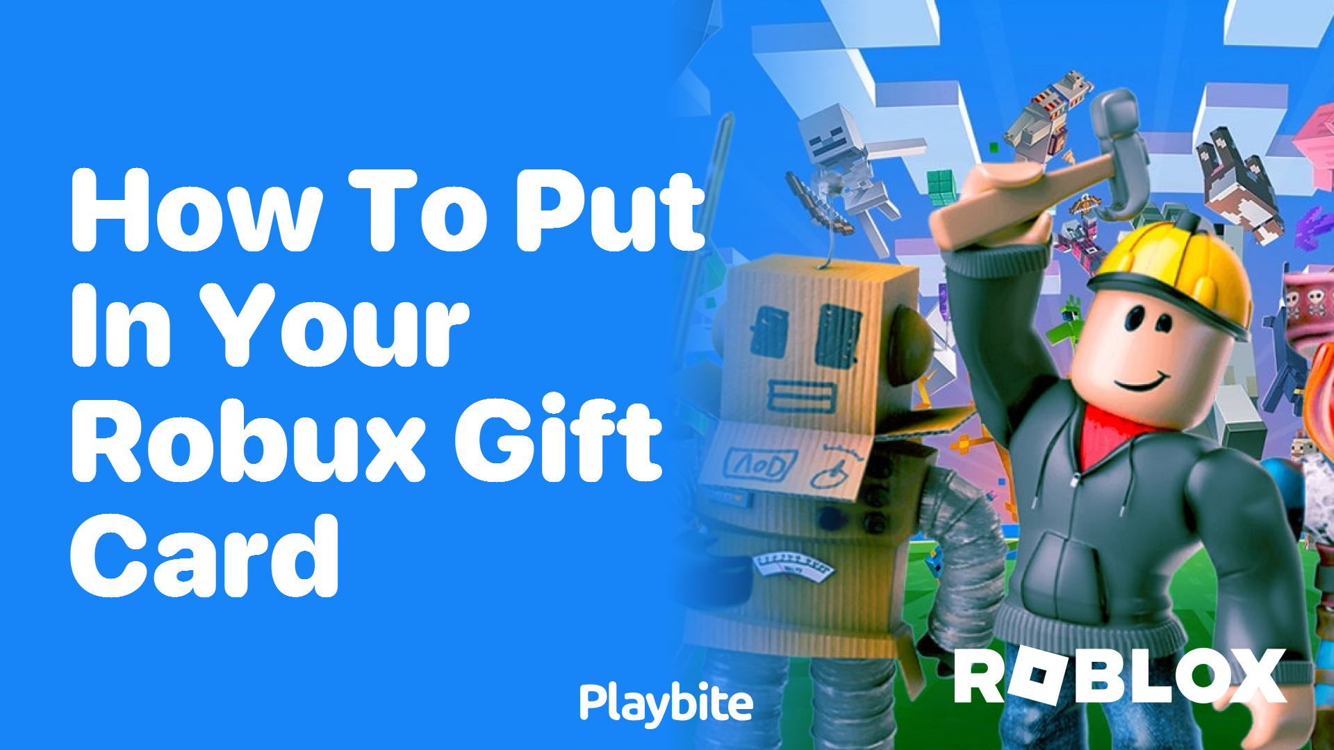How to Redeem Your Robux Gift Card