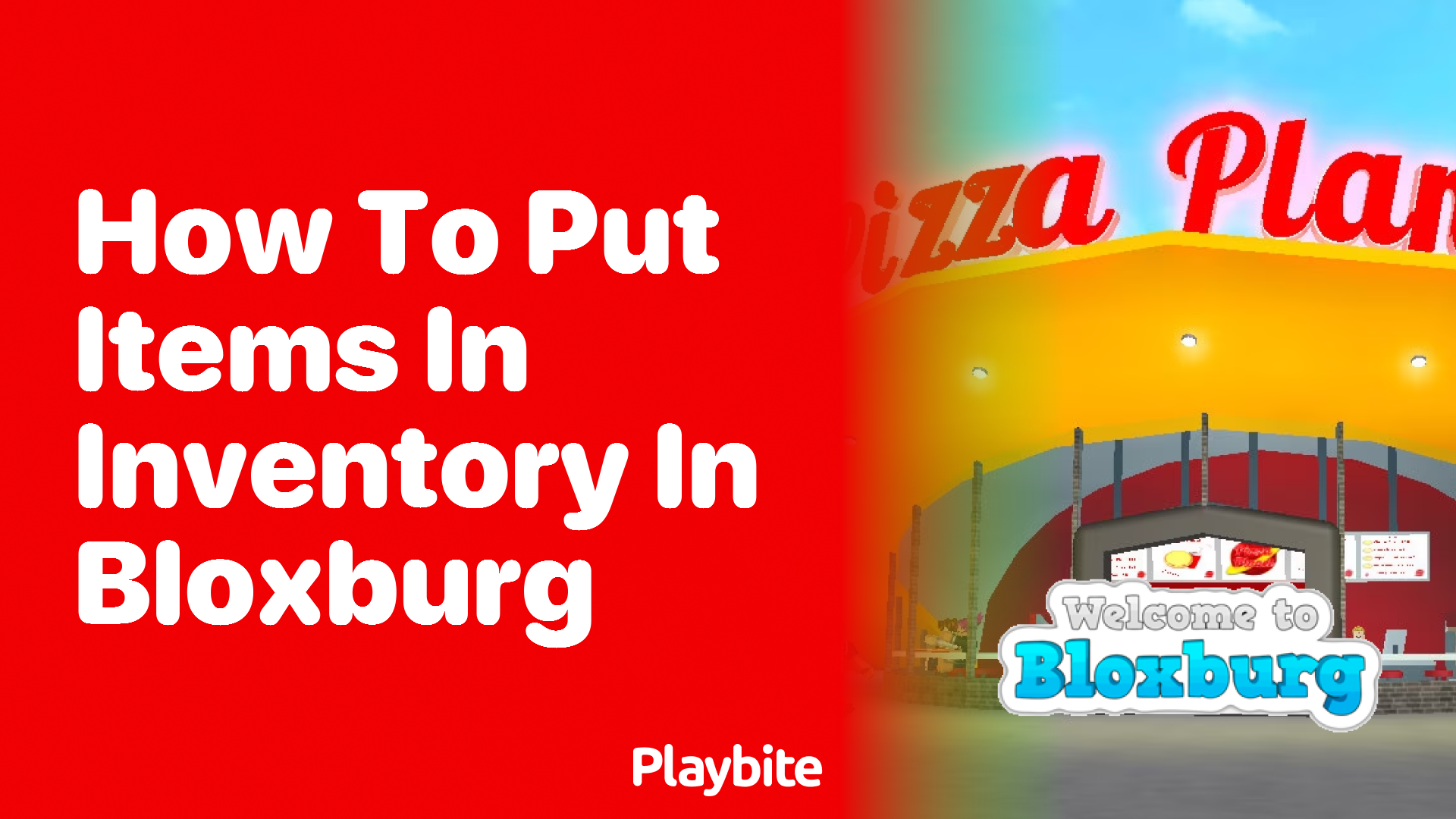 How to Put Items in Inventory in Bloxburg?