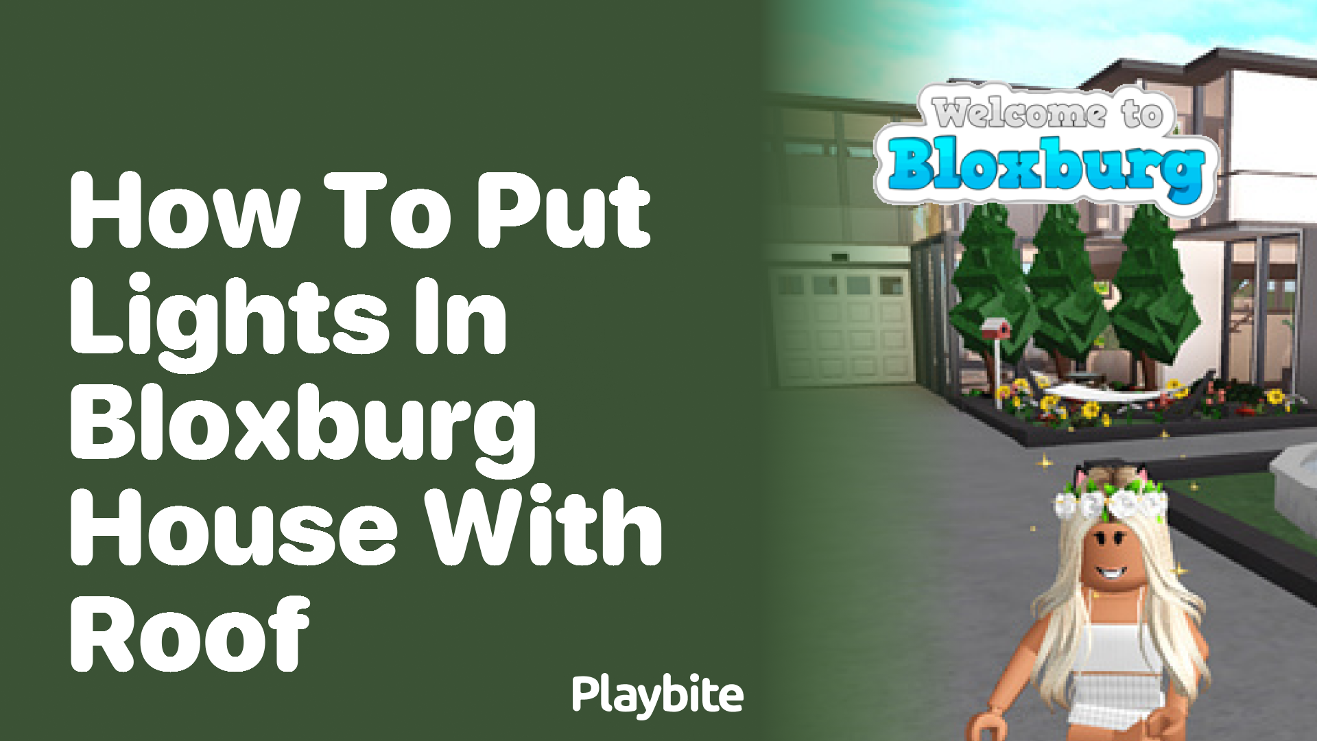 How to Put Lights in Your Bloxburg House with a Roof Playbite