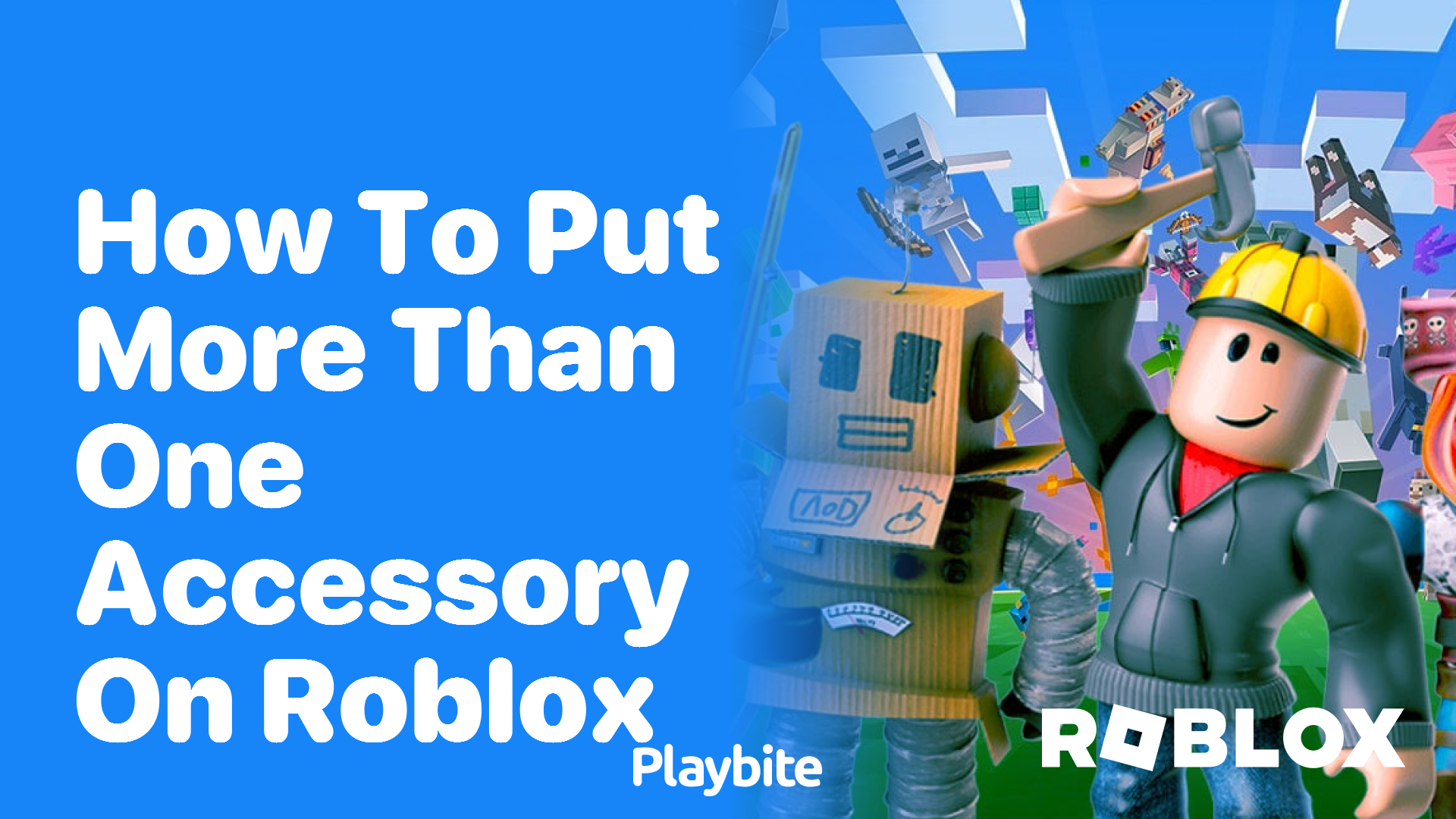 How to Put More Than One Accessory on Roblox