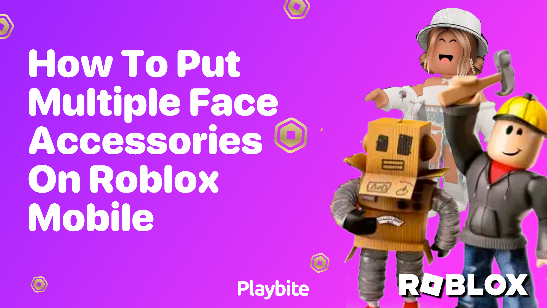How to Put Multiple Face Accessories on Roblox Mobile