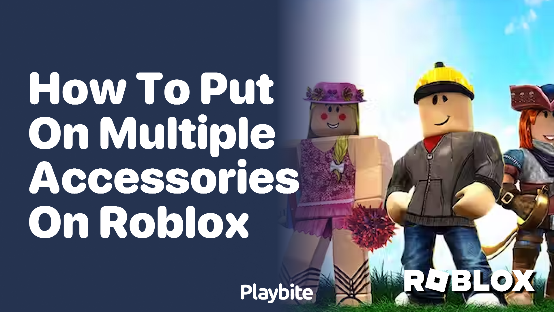 How to Put On Multiple Accessories on Roblox