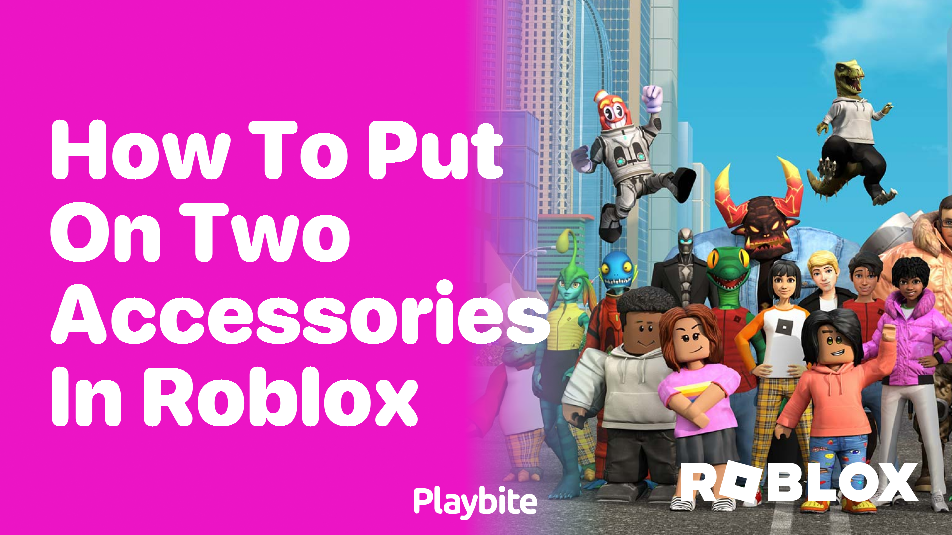How to Put on Two Accessories in Roblox
