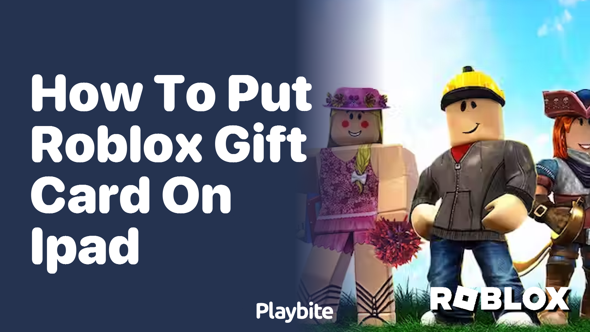 How to Put a Roblox Gift Card on iPad