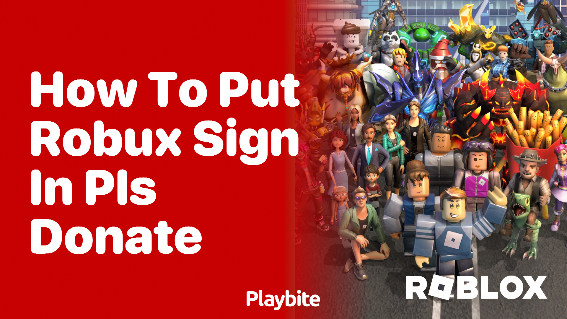 How to Put the Robux Sign in &#8216;Please Donate&#8217; on Roblox