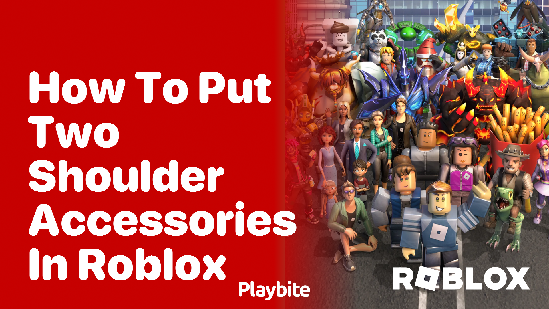 How to Wear Two Shoulder Accessories in Roblox