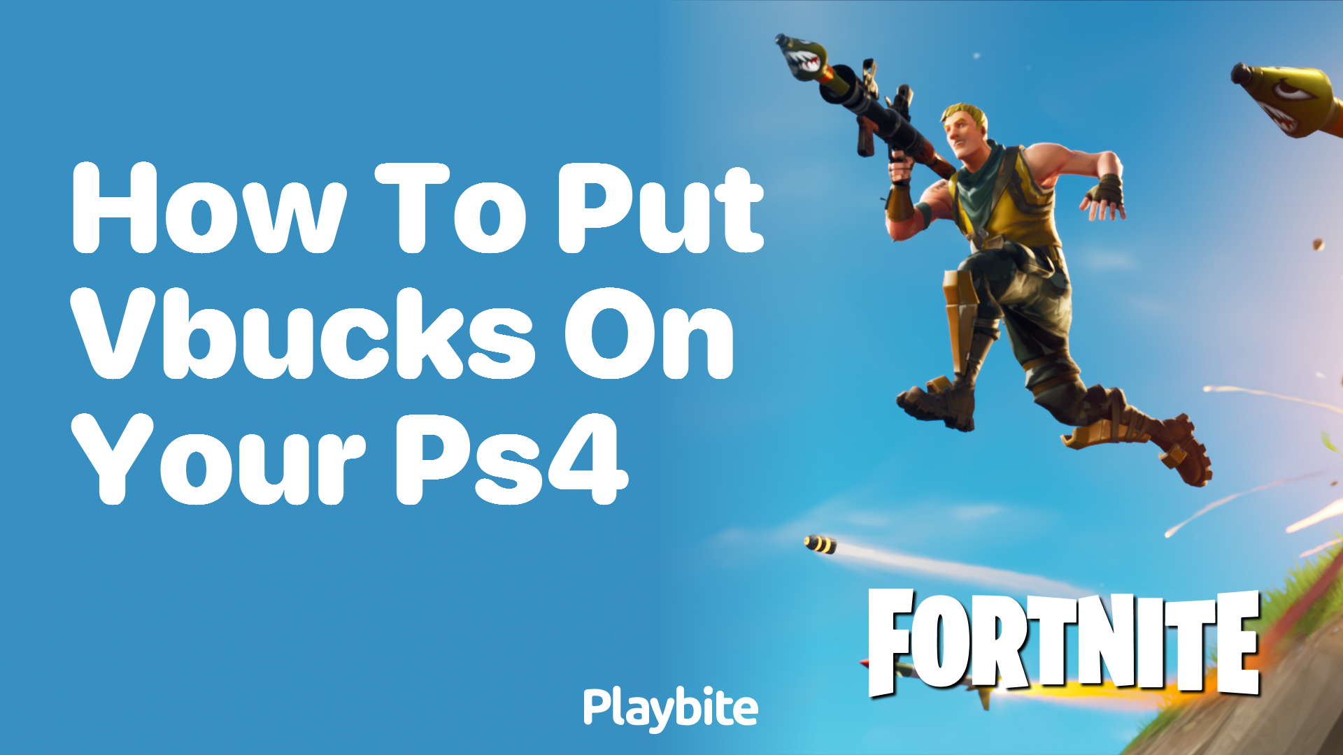 How to Put V-Bucks on Your PS4