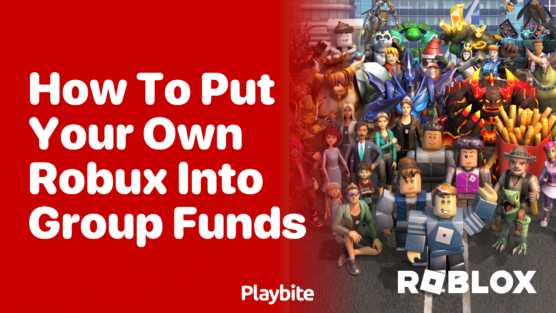 How to Put Your Own Robux into Group Funds