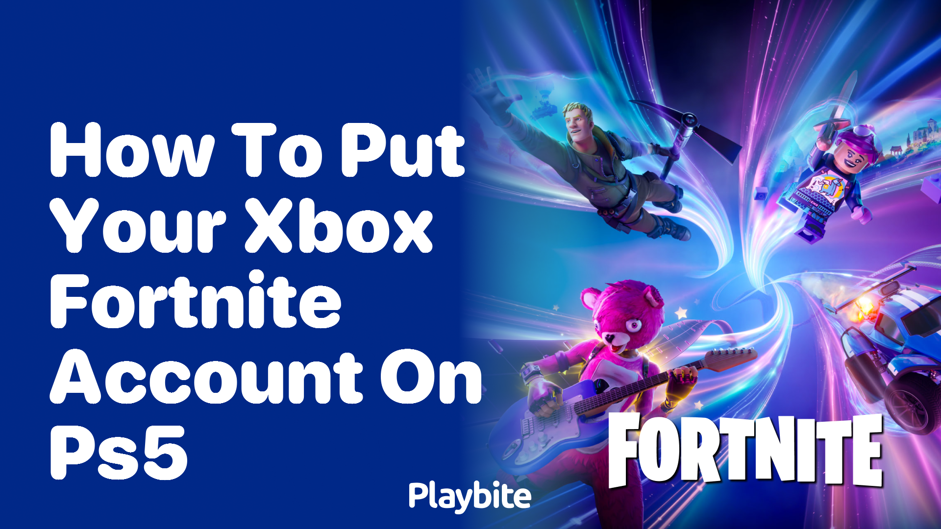 How to Transfer Your Xbox Fortnite Account to PS5