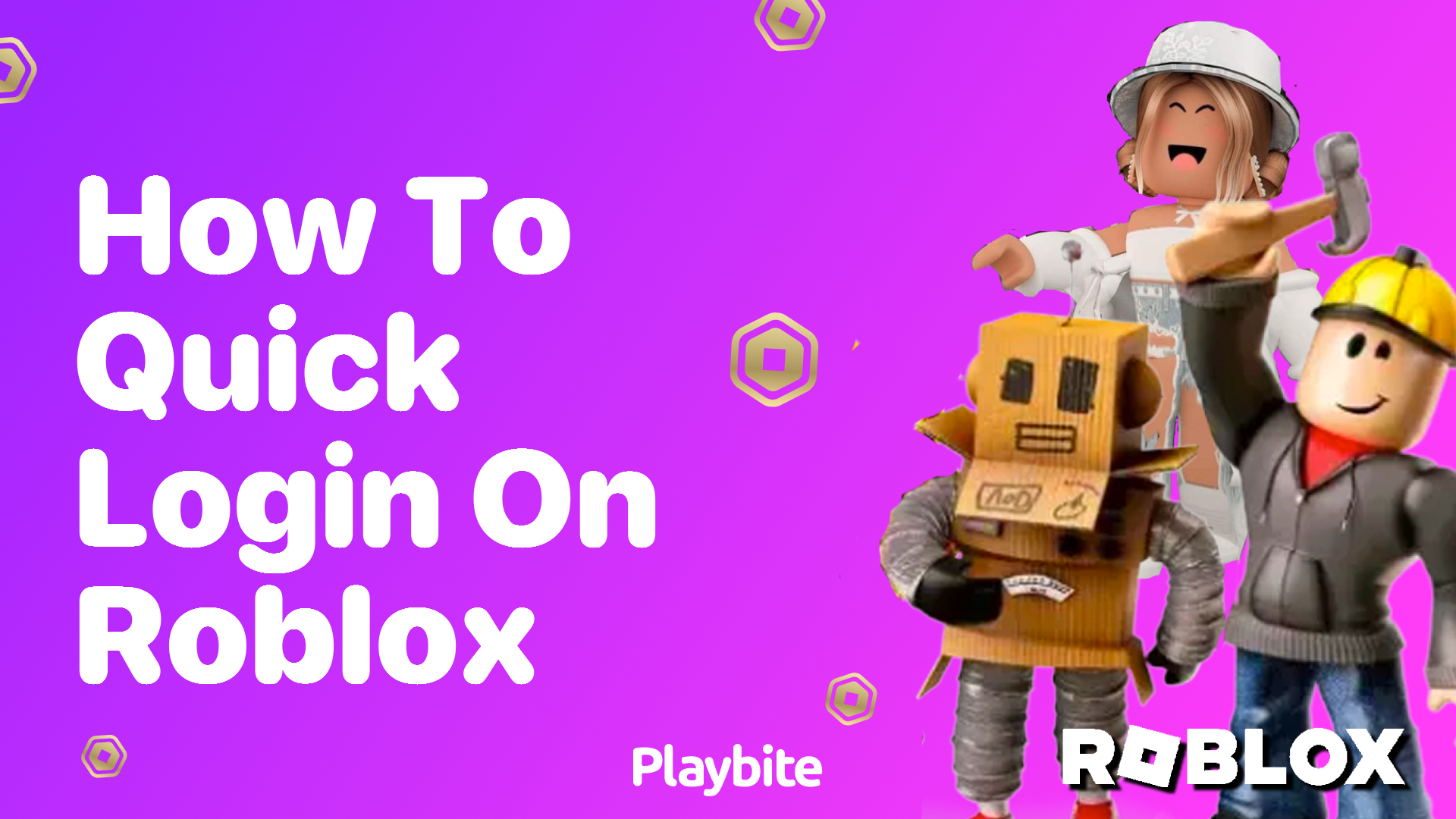 How to Quick Login on Roblox