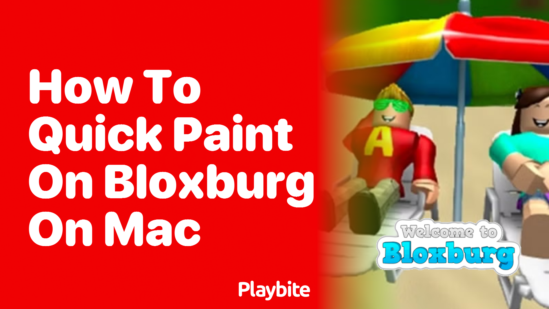 How to Quick Paint on Bloxburg on a Mac Playbite